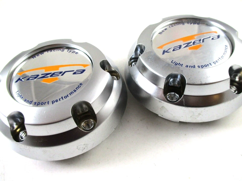 TAPA CENTRAL RUEDA PERSONALIZADA KAZERA 2 1/2"* #TAPA M-455 (PARA 2 TAPAS) Foto 2 de 4