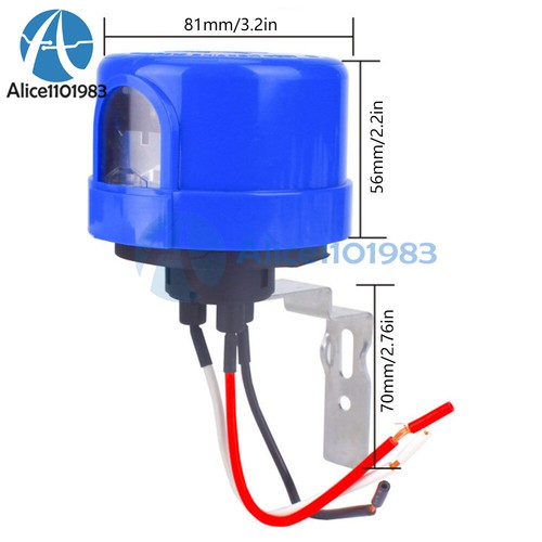 Outdoor Light Auto On Off Photocell Sensor Switch Dusk to Dawn Sensor AC110-220V - Picture 7 of 11