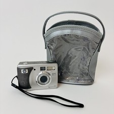 HP Photosmart 935 Silver 5.3MP 21x Zoom Digital Camera & Carrying Case Working 