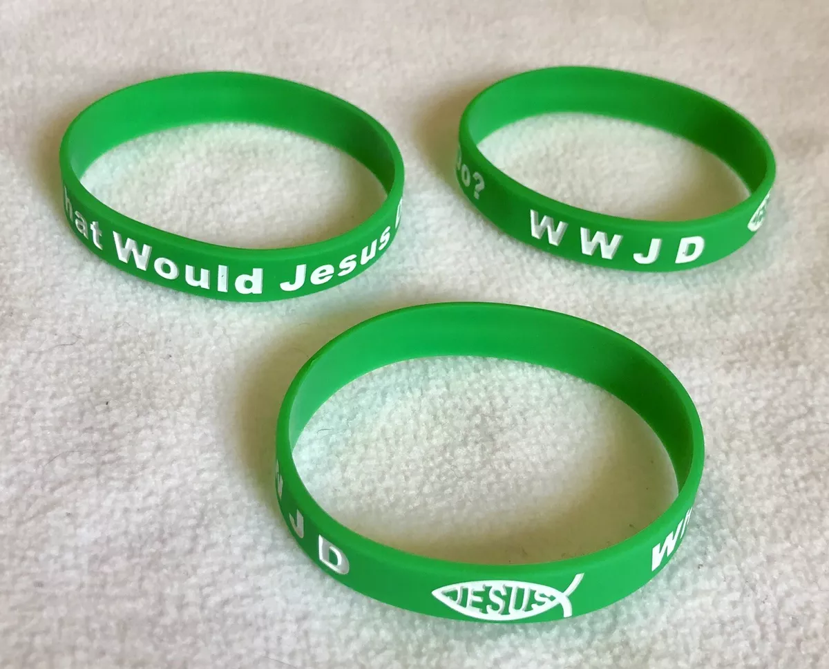 Lime Green Silicone Wristband Bracelets