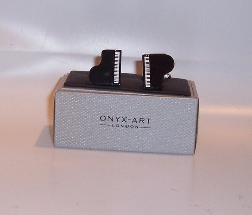 Musical Notes Cufflinks - Piano, Guitars, Drums - Picture 6 of 6