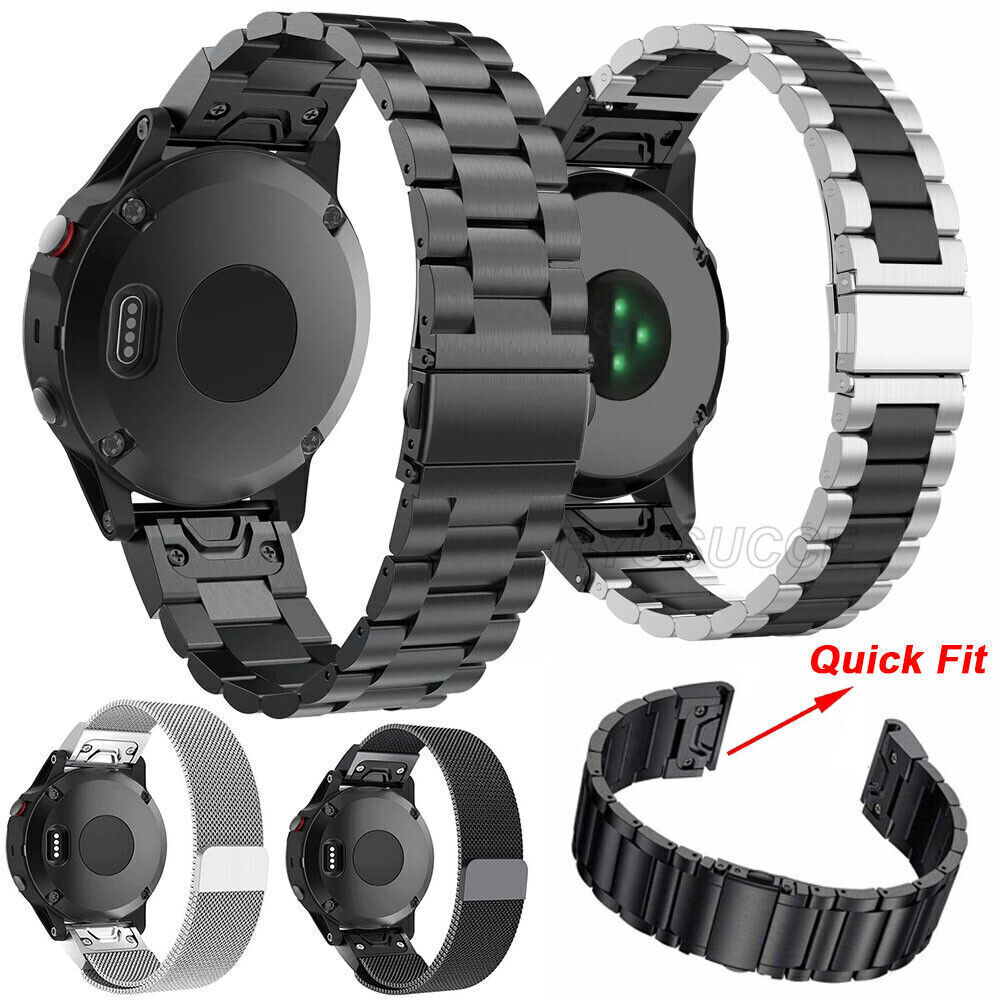 Garmin Fenix 26mm 22mm Quickfit Titanium Strap For Garmin Fenix