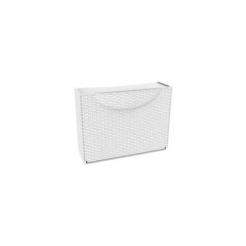 Étagère à Chaussures Terry Harmony Box – Modulable, Plastique Blanc, 51 X 19 X 39 Cm – Rangement Pratique
