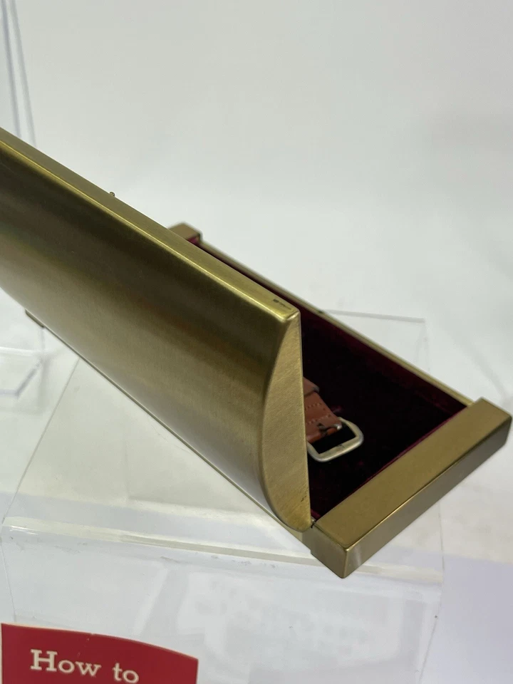 Reloj de pulsera Longines vintage de oro de 10 quilates para hombre funcionando bien con caja y papeleo Foto 4 de 4