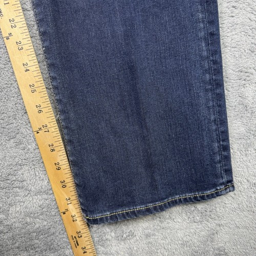 Polo Ralph Lauren Varick Slim Straight Jeans Mens 42x32 Grunge Stretch Whisker - Picture 4 of 12