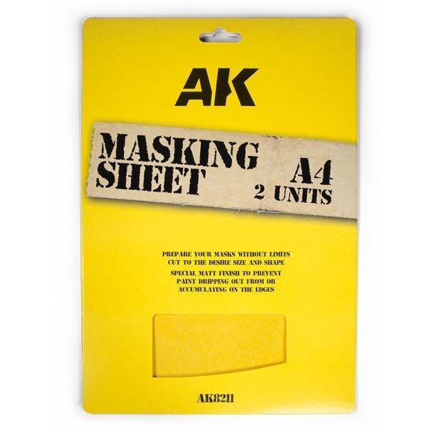 Masking Tape A4 (2pcs) - Hobby Tools & Accessories - AK Interactive - Brand New