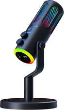 USB Condenser Gaming Microphone for PC, Computer Streaming Mic for Desktop Podca