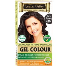 INDUS VALLEY Herbal, Ammonia Free, PPD Free Natural Hair Color Dark Brown 3.0