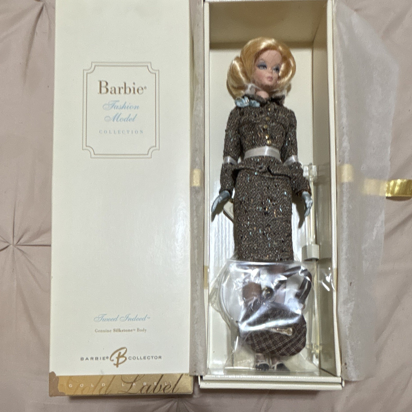 Mattel Barbie Fashion Model Collection Tweed Indeed 12in Gold Label J0958