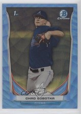 2014 Bowman Draft Chrome Blue Wave Refractor Chad Sobotka #CDP87 3p5