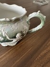 Altenburg Green & White Glazed Ceramic Pitcher, Decorative, Painted Backstamp — photo 4