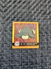 Snorlax #143 Pokemon 1999 Artbox Sticker NM Vintage