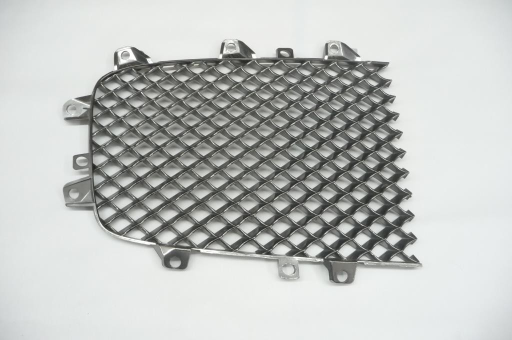 09-10 Bentley Continental GT GTC FS Grille Dark Chrome Mesh Insert Right OEM