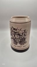 Bierkrug Keramik Spruch M&auml;nner " Hain,lat Bloss Keen Water Rin!"