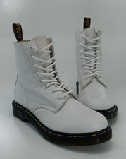 Dr. Martens 1460 White Pascal Virginia Leather Boots Women s Size 11