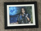 ALICE COOPER Autographed signed Rock Hall Of Fame Legend 8.25x11.5 photo Framed — photo 2