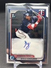 2024 Bowman Chrome BYRON CHOURIO 1st Bowman Chrome Auto Twins #CPA-BCH