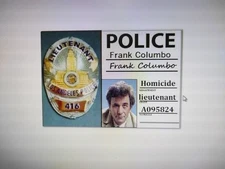 Carte De Police Lieutenant Columbo