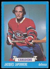 1973-74 TOPPS JACQUES LAPERRIERE MONTREAL CANADIENS #137 VG+