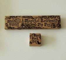 Witch Casket Exclusive Magickal Rosewood Ornate Dip Pen & Binx Ink Writing Set