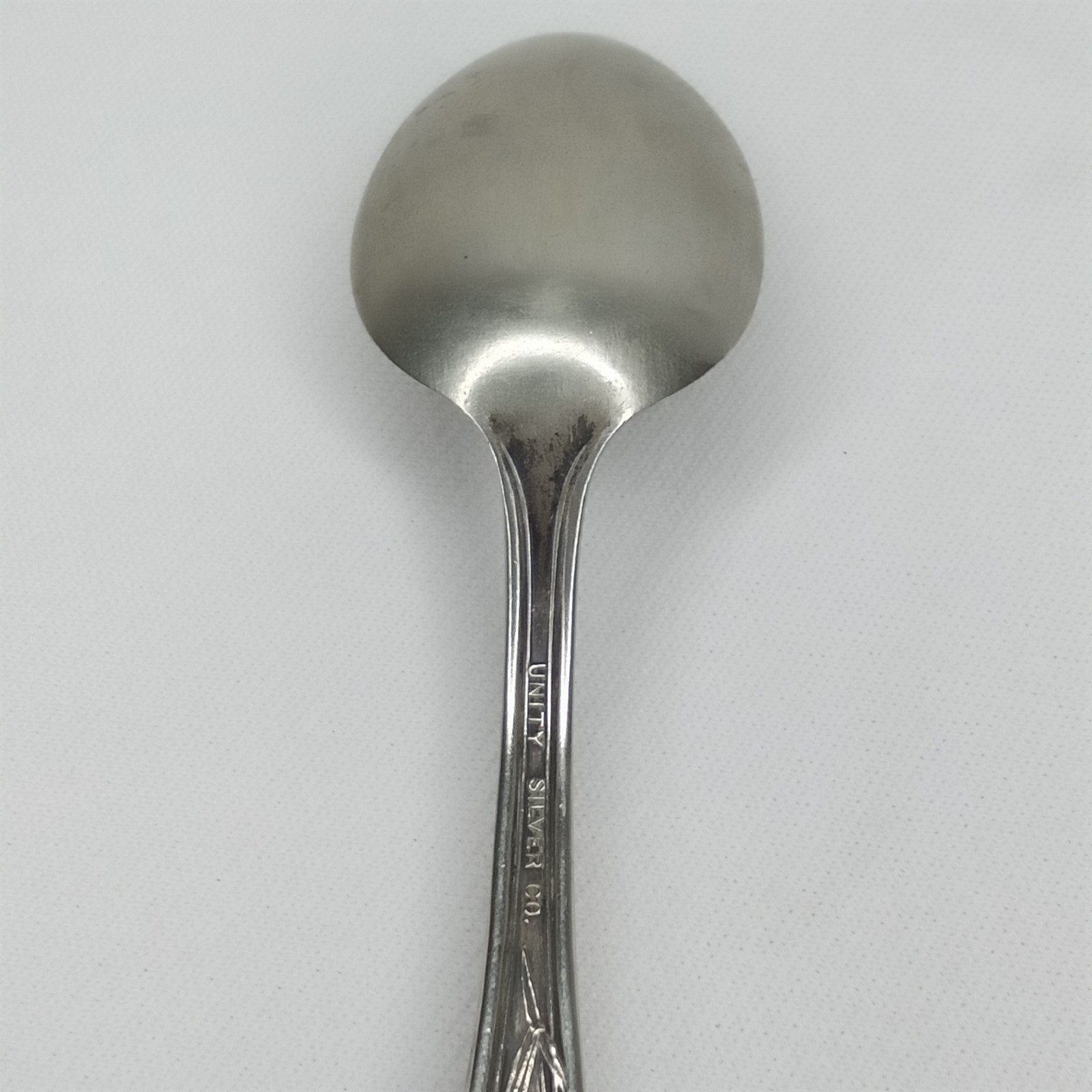 Antique Promotional Souvenir Spoon Old Sleepy Eye Unity Silver Co 1900s