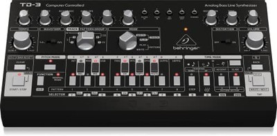 Behringer TD?3?BK Analog Bassline Synthesizer Acid Machine MIDI USB - Y862501