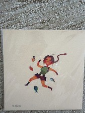 OLLY MOSS Print 5x5 Tomb Raider -Lara Craft Video Game Heroes Original - 🔥