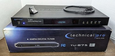 Technical Pro TU-B75 - Digital Stereo Tuner AM/FM - Rack Mount - WORKING
