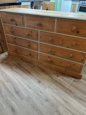 Solid Pine Chest of Drawers Large