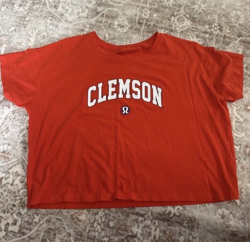 Clemson Tigers Women's Medium Crop Top LuluLemon