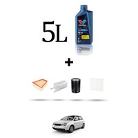 Hoffcar Wartungsset 4 Filter Und 5L ÖL FüR VW Polo IV (9N) 1.8 GTI 110KW Ab 2