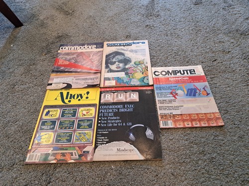Lot Vintage Commodore 64 Computer Magazines Microcomputer Run Ahoy | eBay