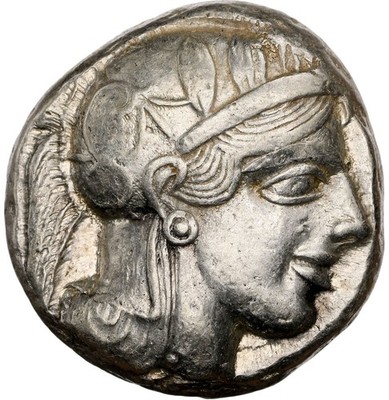 Athens Tetradrachm NGC Ch XF Ancient Greek Silver Owl Coin 440BC