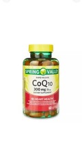 Spring Valley Rapid-Release CoQ10 Softgels, 300 mg, 60 Count Exp:06/2025 