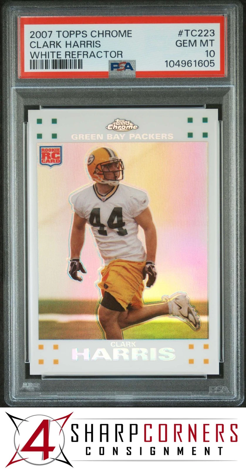 Clark Harris Topps Chrome #TC223 White Refractor