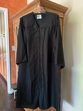 High school/Bachelor, Herff Jones black graduation gown 5'5" - 5'6"