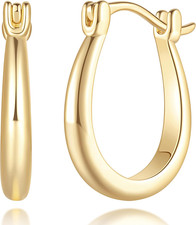 14K Gold Hoop Earrings for Women 14K Gold Earrings for Women Gold Hoop Earring f