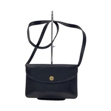 Borsa a tracolla Christian Dior in pelle nera vintage autentica