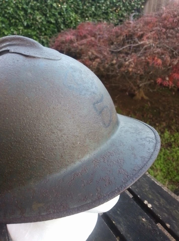 MILITARIA ELMETTO ITALIANO ADRIAN 16 FREGIATO WW1 ARDITI REGIO ESERCITO KUK - Immagine 4 di 4