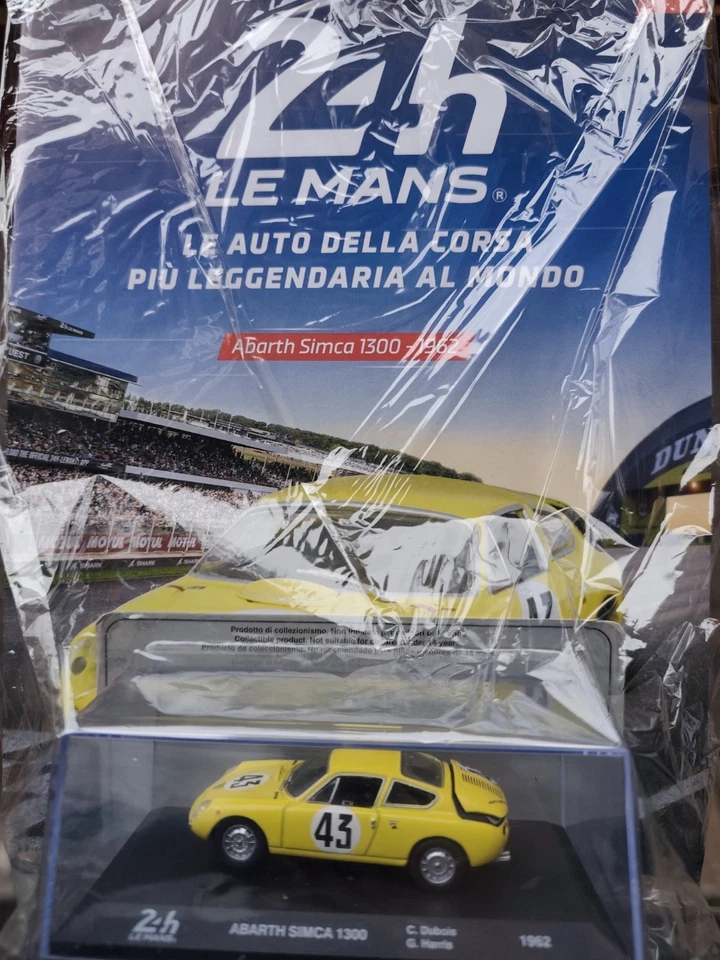 SIMCA ABARTH 1300  (1962 ) 24H LE MANS COLLECTION N.#77 1/43 - Immagine 2 di 4