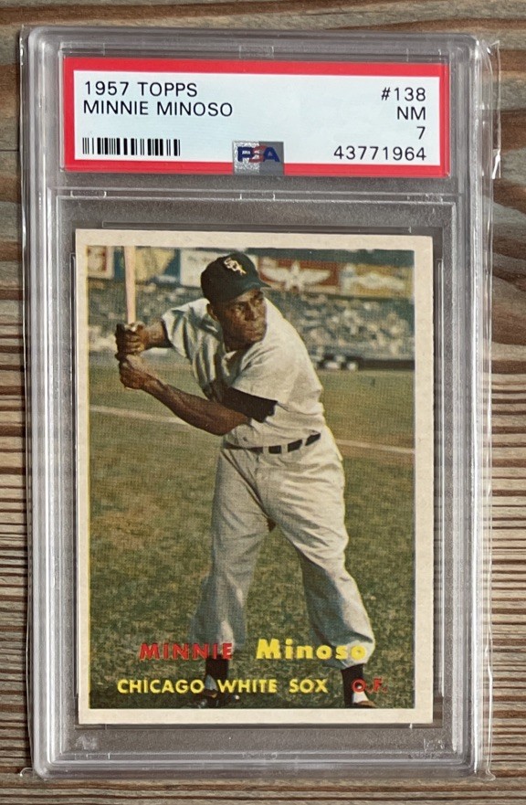 1957 Topps - Minnie Minoso #138 PSA 7 HOF