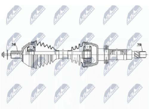 Original NTY Drive Shaft NPW-FR-157 For Ford Volvo