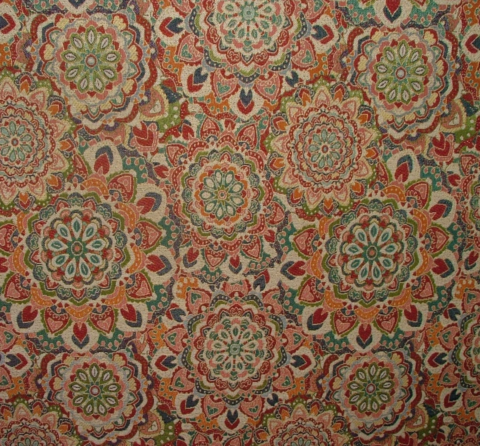Tela De Tapicería De Cortina Tapestry Kaleidoscope Para Hacer Cojines Y Cortinas - Imagen 2 de 4