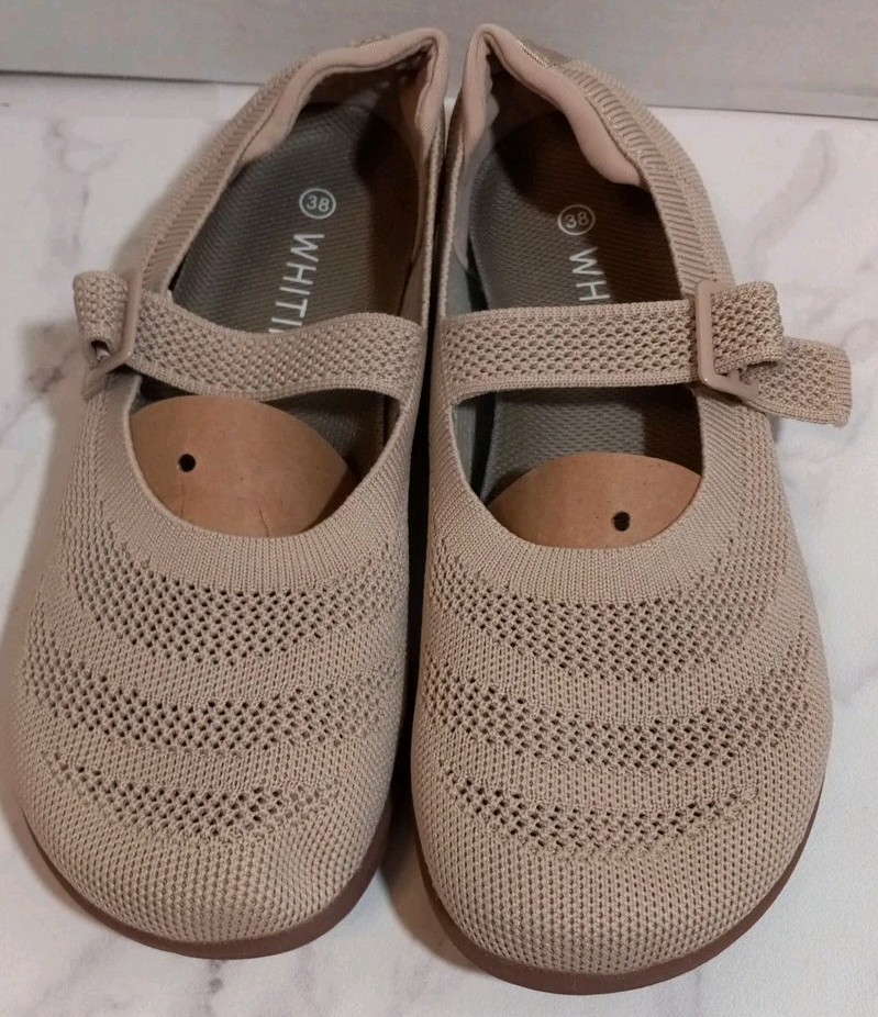 Whitin Women's Barefoot Mary Jane Flats Shoes Wide Toe Box 38 US