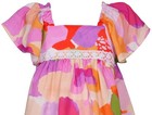 NEW Bonnie Jean Girls Size 5 "LAVENDER WATERCOLOR" Peasant Top Shorts Set NWT — photo 2
