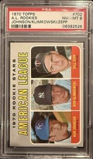 1970 Topps - High # Bob Johnson, Ron Klimkowski, Bill Zepp #702 (RC)