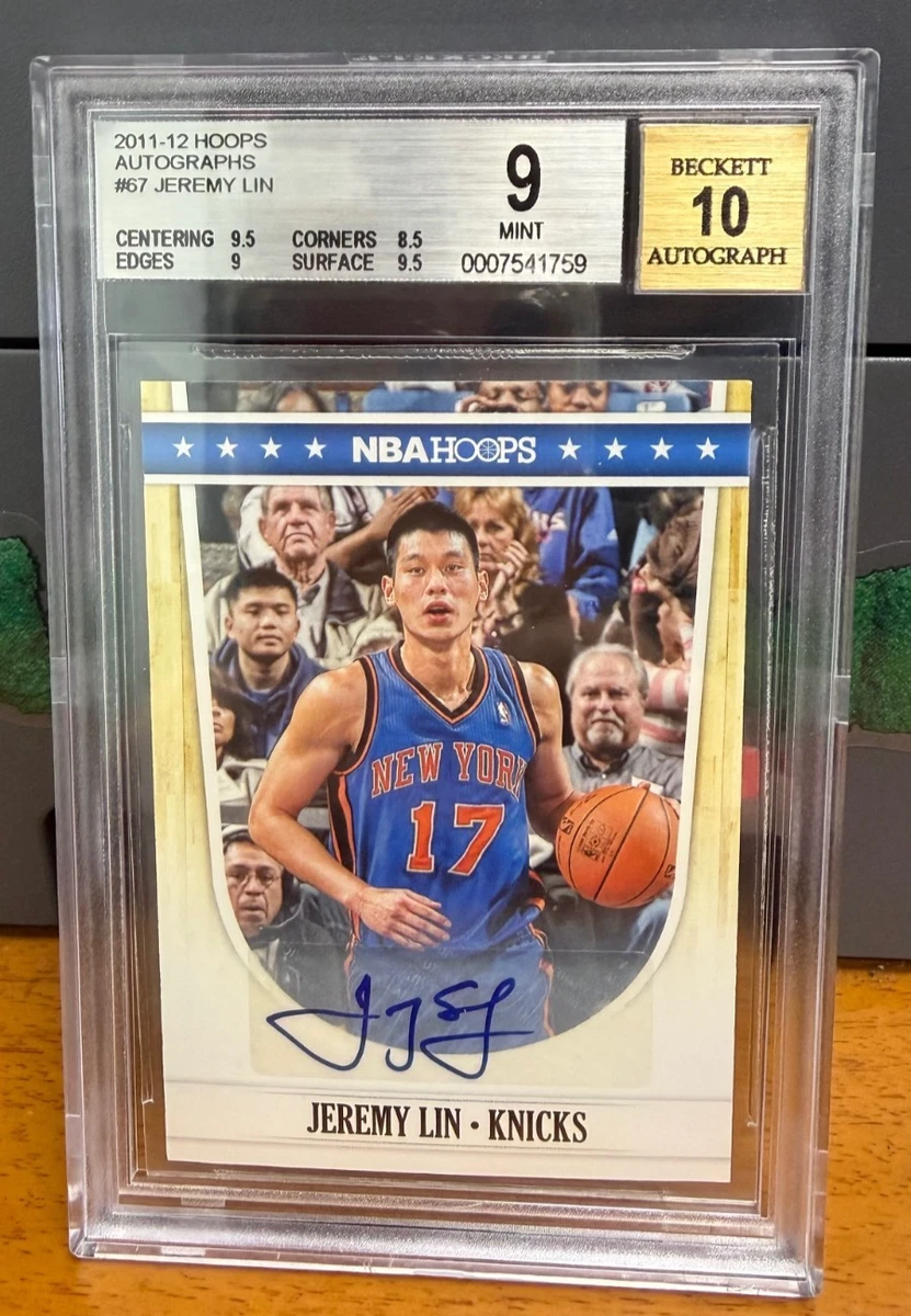 Jeremy Lin New York Knicks Basketball Autographed Sports Trading