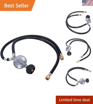 #ad Lightweight 2 Feet Double Hose Propane Regulator for Safe Low Pressure Use $30.99