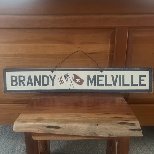 Brandy Melville Handmade Teen Wood Sign Wall Hanging Plaque