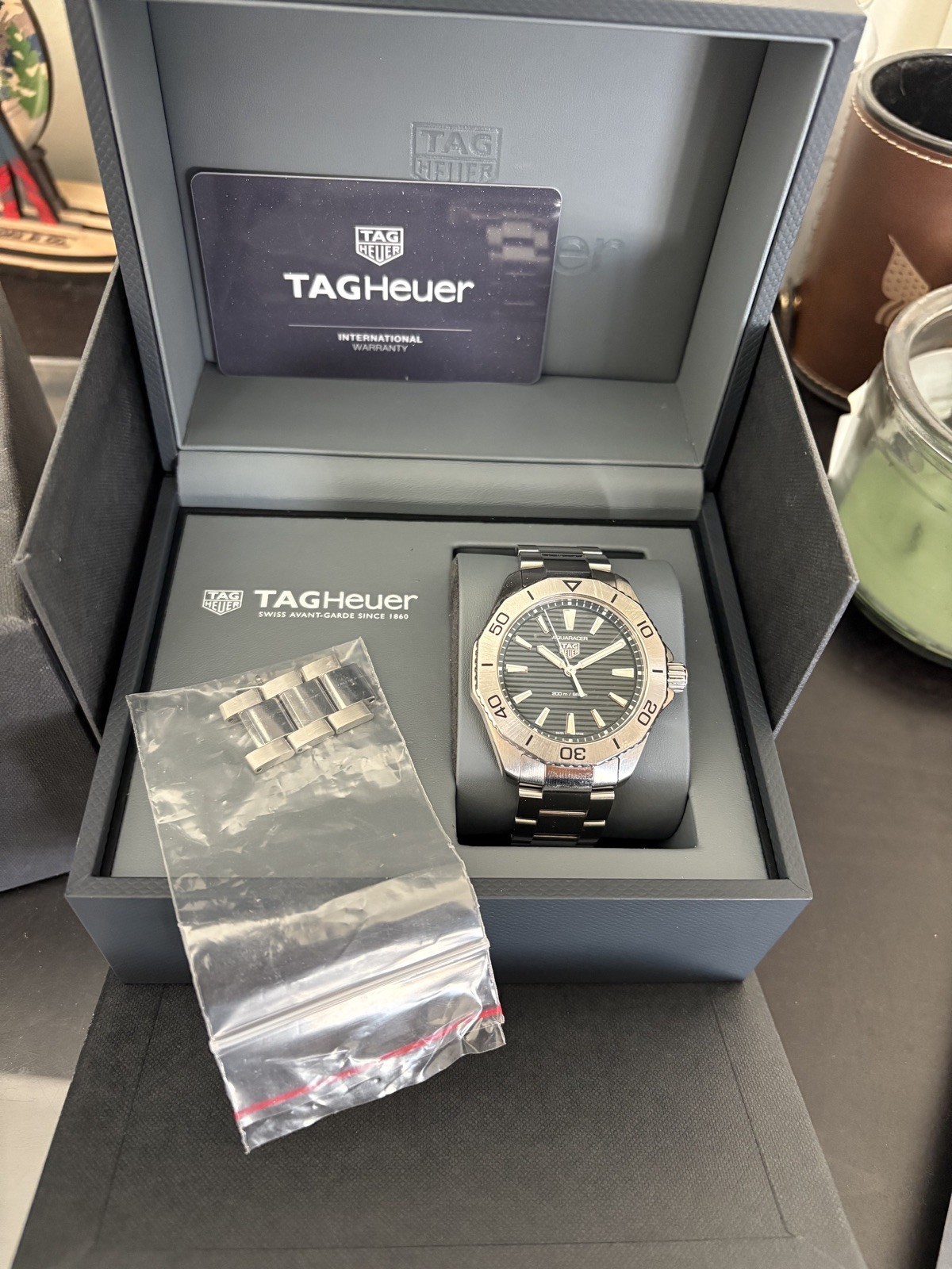 TAG Heuer Aquaracer Men's Black Watch - WBP1110.BA0627